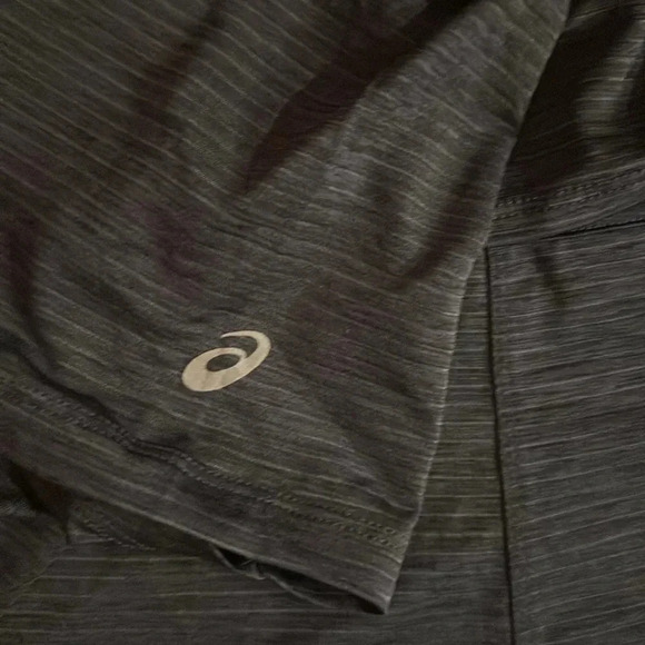 EUC ASICS Dark Gray Short Sleeve Shirt (S) - Picture 5 of 5